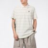 Downtown Stripe Polo Tişört “Bej”