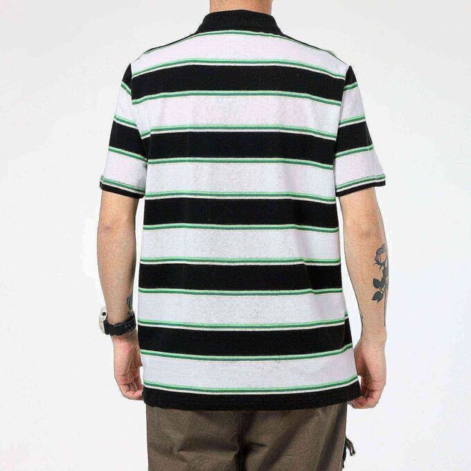 Downtown Stripe Polo Tişört “Beyaz”