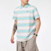 Downtown Stripe Polo Tişört “Beyaz”