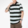Downtown Stripe Polo Tişört “Beyaz”