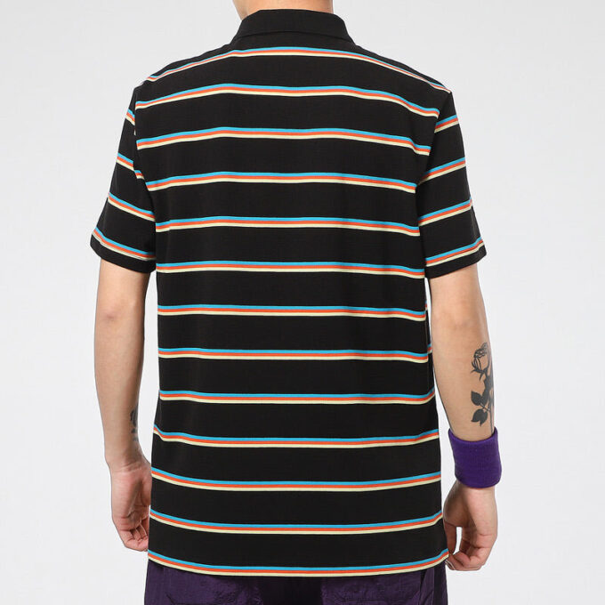 Downtown Stripe Polo Tişört “Siyah”
