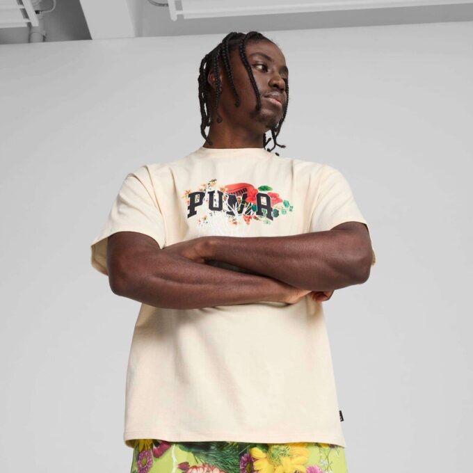 Dunked In Florals Erkek Basketbol Tişörtü Dunked In Florals Erkek Basketbol Tişörtü