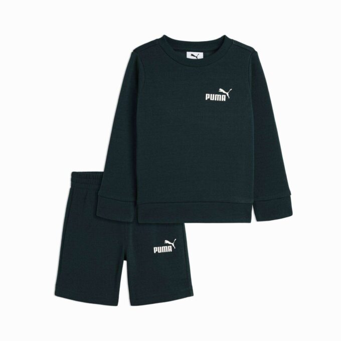 Eşleşen Setler Yürümeye Başlayan Çocuklar İçin 2 Parçalı Sweatshirt ve Şort Takımı