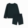 Eşleşen Setler Yürümeye Başlayan Çocuklar İçin 2 Parçalı Sweatshirt ve Şort Takımı
