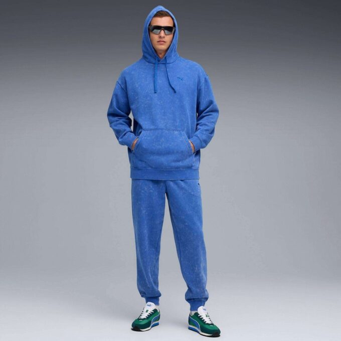 Elevated Essentials Asit Yıkama Erkek Polar Eşofman Altı