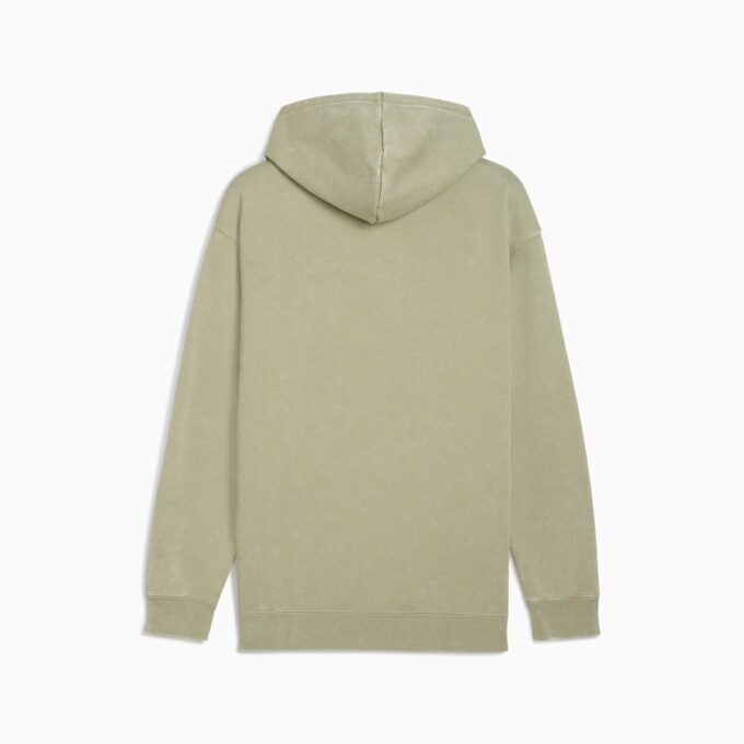 Elevated Essentials Asit Yıkama Erkek Polar Kapüşonlu Üst