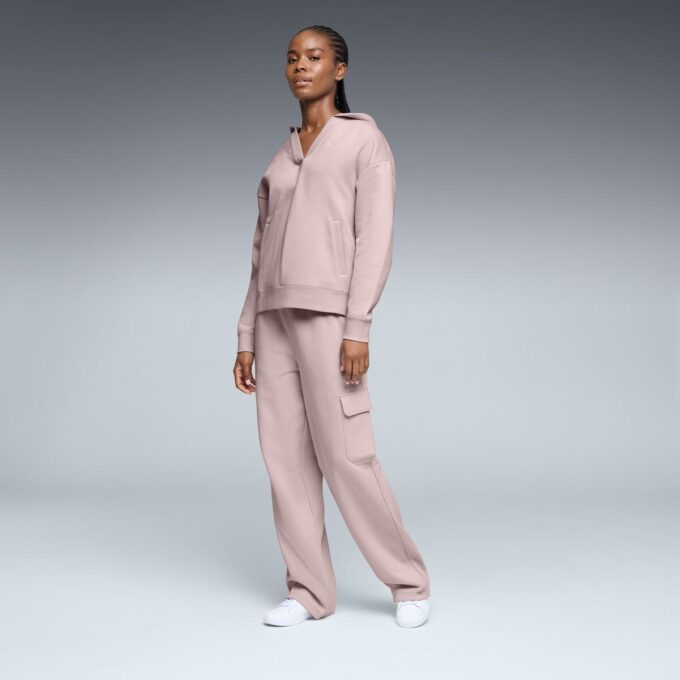 Elevated Essentials Kadın Düz Paça Kargo Pantolon Elevated Essentials Kadın Düz Paça Kargo Pantolon