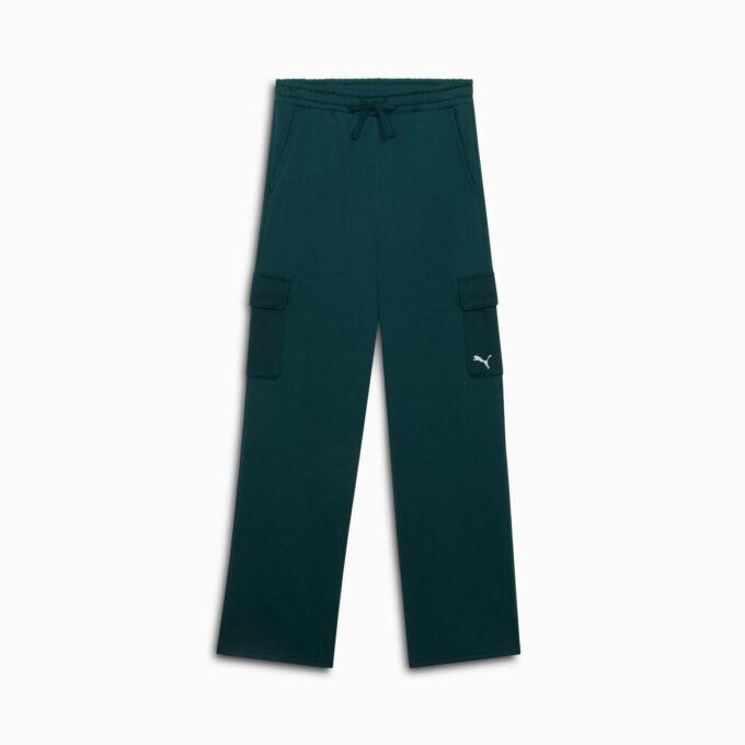 Elevated Essentials Kadın Düz Paça Kargo Pantolon