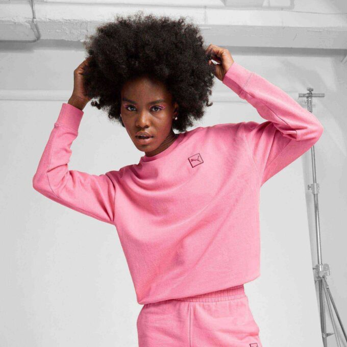 Elevated Essentials Kadın Rahat Mürettebat Sweatshirt Elevated Essentials Kadın Rahat Mürettebat Sweatshirt