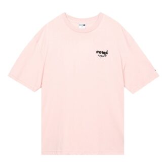 Erkek Kulübü Büyük Boy SS Tişört Spor Pembe