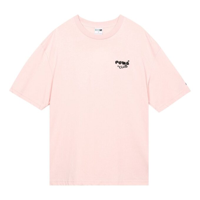 Erkek Kulübü Büyük Boy SS Tişört Spor Pembe