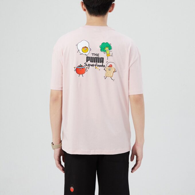 Erkek Kulübü Büyük Boy SS Tişört Spor Pembe