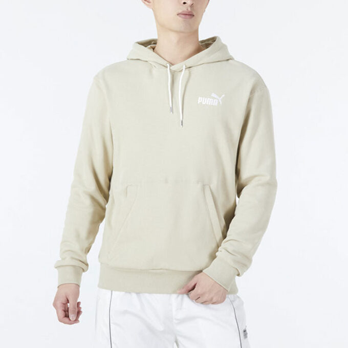 Ess Logolu Kapüşonlu Sweatshirt “Bej”