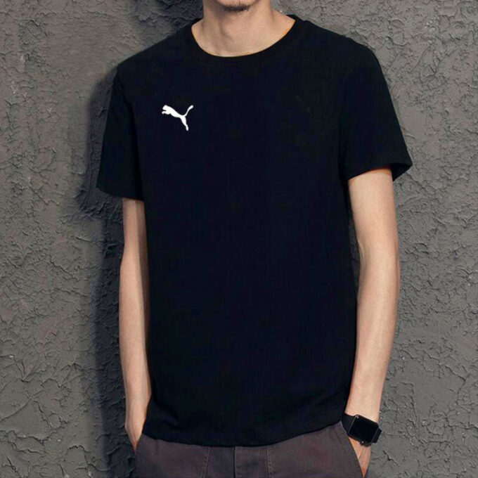 Essential Regular Fit Logo Baskılı Tişört “Siyah”
