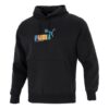 Essentials Gökkuşağı Kapüşonlu Sweatshirt “Siyah”
