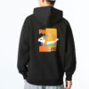 Essentials Gökkuşağı Kapüşonlu Sweatshirt “Siyah”