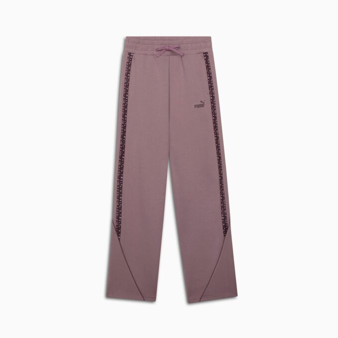 Essentials Hayvan Desenli Kadın Düz Paça Pantolon