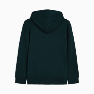Essentials Kabartmalı Büyük Çocuklar İçin Pamuklu Polar Kapüşonlu Sweatshirt