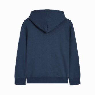 Essentials Kabartmalı Büyük Çocuklar İçin Pamuklu Polar Kapüşonlu Sweatshirt