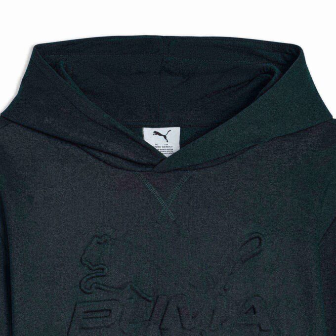 Essentials Kabartmalı Büyük Çocuklar İçin Pamuklu Polar Kapüşonlu Sweatshirt Essentials Kabartmalı Büyük Çocuklar İçin Pamuklu Polar Kapüşonlu Sweatshirt