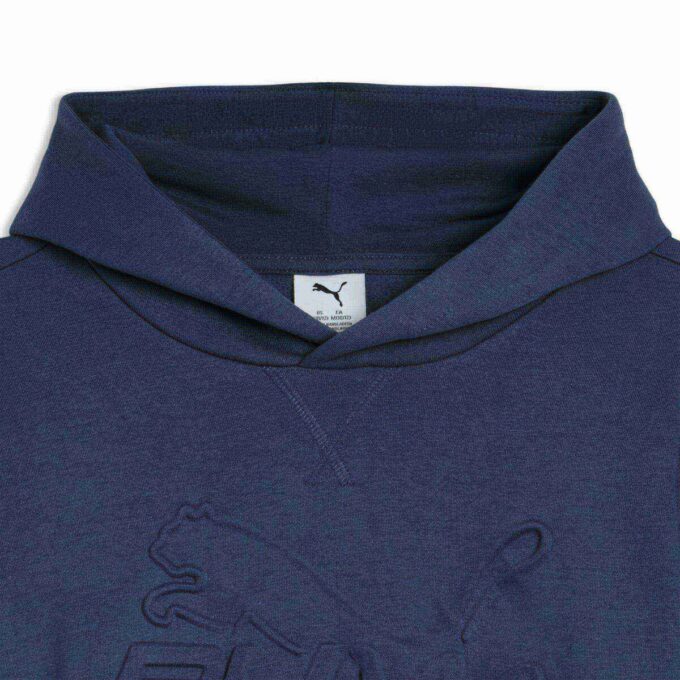 Essentials Kabartmalı Büyük Çocuklar İçin Pamuklu Polar Kapüşonlu Sweatshirt Essentials Kabartmalı Büyük Çocuklar İçin Pamuklu Polar Kapüşonlu Sweatshirt