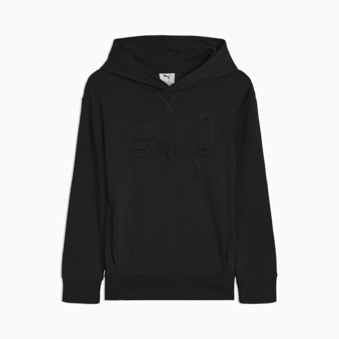 Essentials Kabartmalı Küçük Çocuklar İçin Polar Kapüşonlu Sweatshirt Essentials Kabartmalı Küçük Çocuklar İçin Polar Kapüşonlu Sweatshirt