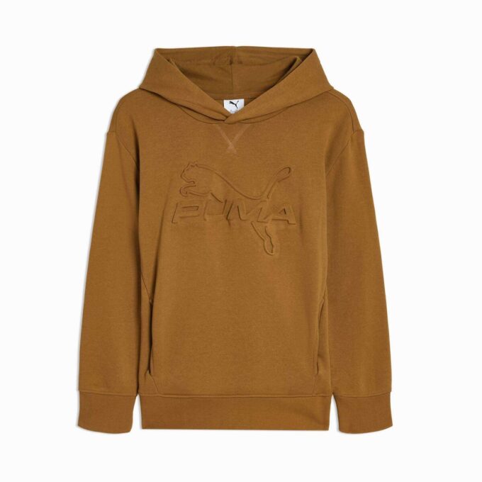 Essentials Kabartmalı Küçük Çocuklar İçin Polar Kapüşonlu Sweatshirt Essentials Kabartmalı Küçük Çocuklar İçin Polar Kapüşonlu Sweatshirt