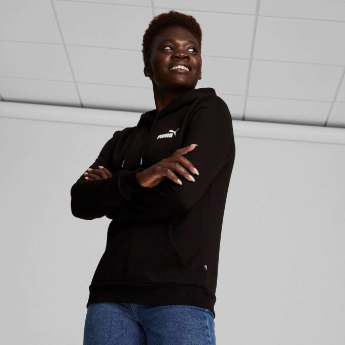 Essentials Küçük Logolu Kadın Kapüşonlu Sweatshirt