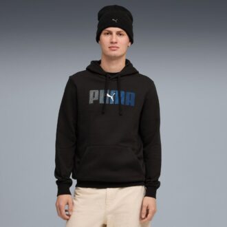 Essentials Logo Lab Erkek Polar Kapüşonlu Üst