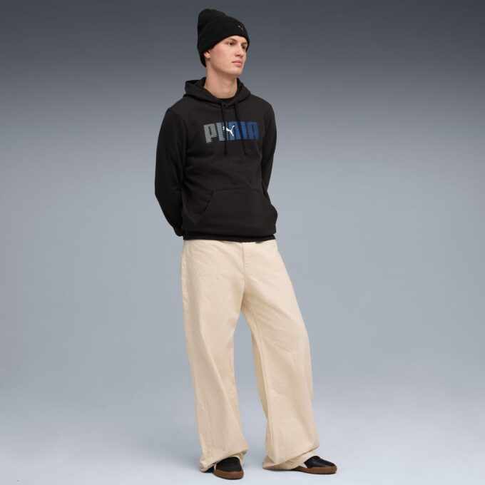 Essentials Logo Lab Erkek Polar Kapüşonlu Üst Essentials Logo Lab Erkek Polar Kapüşonlu Üst