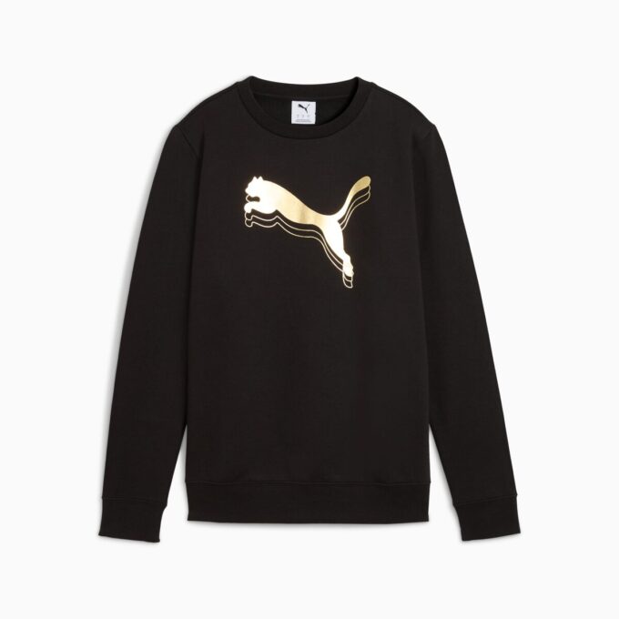 Essentials Metalik Kadın Yuvarlak Yaka Sweatshirt Essentials Metalik Kadın Yuvarlak Yaka Sweatshirt