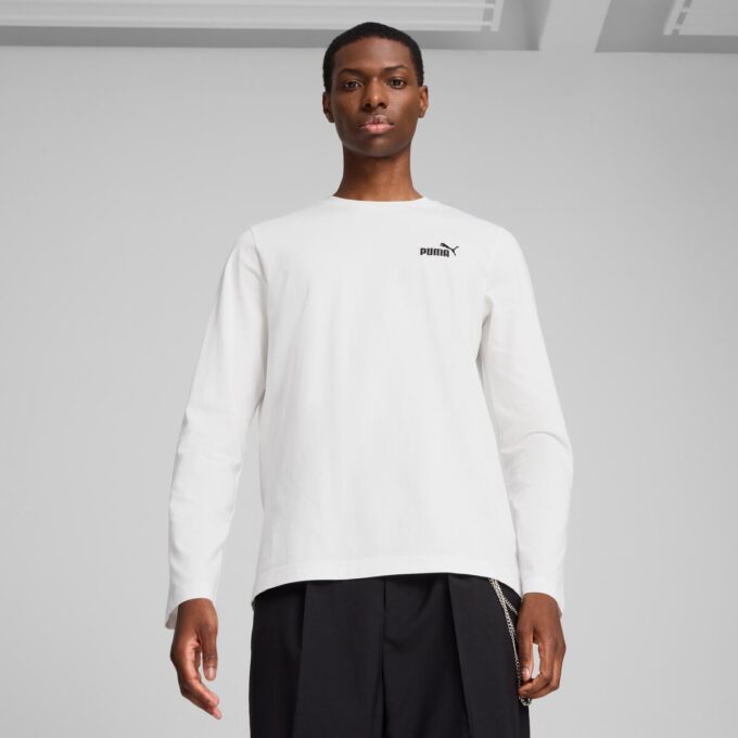 Essentials No. 1 Logo Erkek Uzun Kollu Tişört