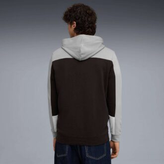 Essentials Renk Bloklu Erkek Kapüşonlu Sweatshirt