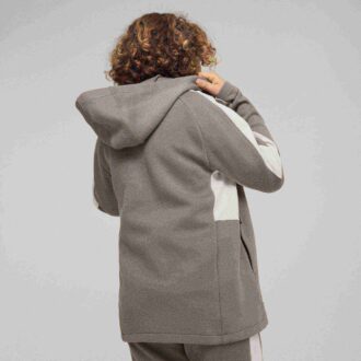 EVOSTRIPE Büyük Çocuklar İçin Tam Fermuarlı Kapüşonlu Sweatshirt