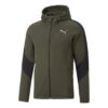 Evostripe Tam Fermuarlı Kapüşonlu Sweatshirt “Yeşil”