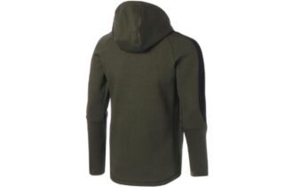 Evostripe Tam Fermuarlı Kapüşonlu Sweatshirt “Yeşil”