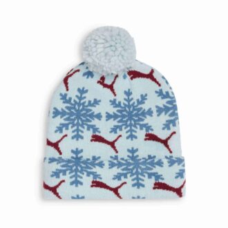 Fair Isle Kış Ponponlu Kar Tanesi Bere