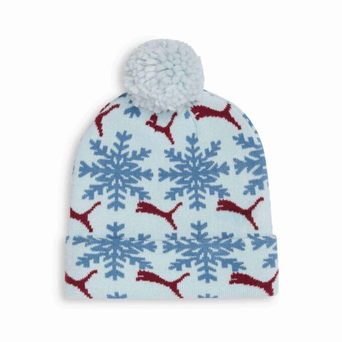 Fair Isle Kış Ponponlu Kar Tanesi Bere