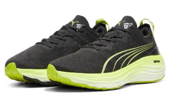 ForeverRun NITRO Koşu Ayakkabıları “Siyah Güneş Yeşili”