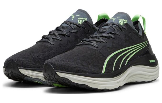 ForeverRun NITRO Koşu Ayakkabıları “Siyah Yeşil”