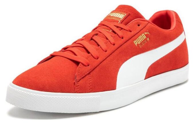 Fusion Suede For All Time LE Golf Ayakkabıları “Kırmızı Beyaz”