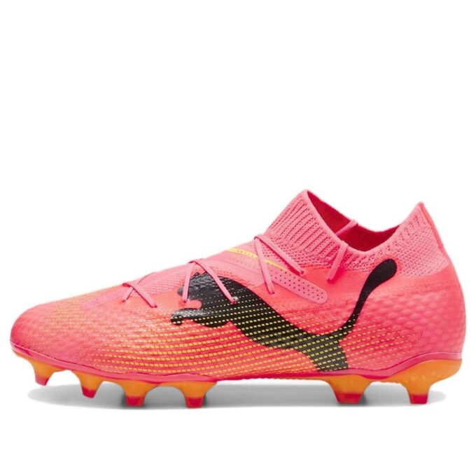Future 7 Pro FG/AG Bağcıklı Futbol Ayakkabısı “Pembe”