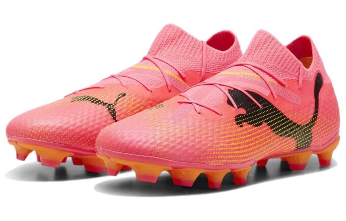 Future 7 Pro FG/AG Bağcıklı Futbol Ayakkabısı “Pembe”