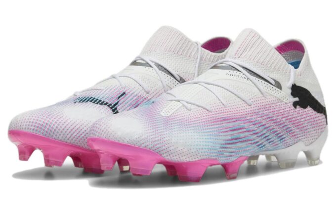 Future 7 Ultimate FG/AG Futbol Kramponları “Beyaz Pembe Siyah”