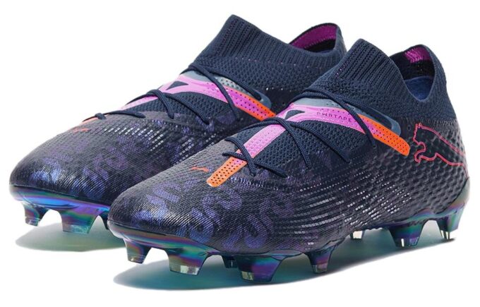 Future 7 Ultimate FG/AG Futbol Kramponları “Lacivert Pembe Kırmızı”