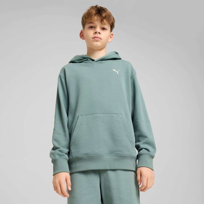 Gardırop Temelleri Büyük Çocuklar İçin Rahat Kapüşonlu Sweatshirt Gardırop Temelleri Büyük Çocuklar İçin Rahat Kapüşonlu Sweatshirt