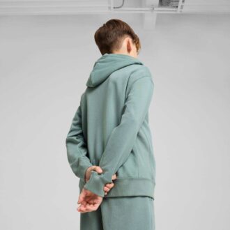 Gardırop Temelleri Büyük Çocuklar İçin Rahat Kapüşonlu Sweatshirt