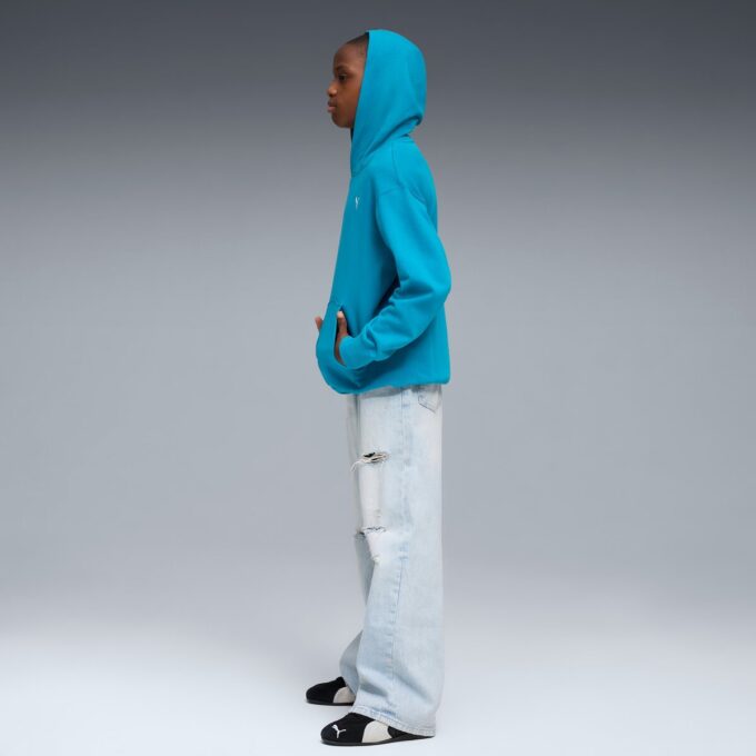 Gardırop Temelleri Büyük Çocuklar İçin Rahat Kapüşonlu Sweatshirt Gardırop Temelleri Büyük Çocuklar İçin Rahat Kapüşonlu Sweatshirt