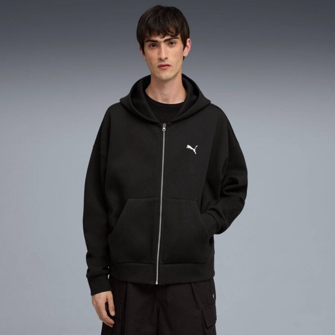 Gardırop Temelleri Erkek Fermuarlı Kapüşonlu Sweatshirt Gardırop Temelleri Erkek Fermuarlı Kapüşonlu Sweatshirt