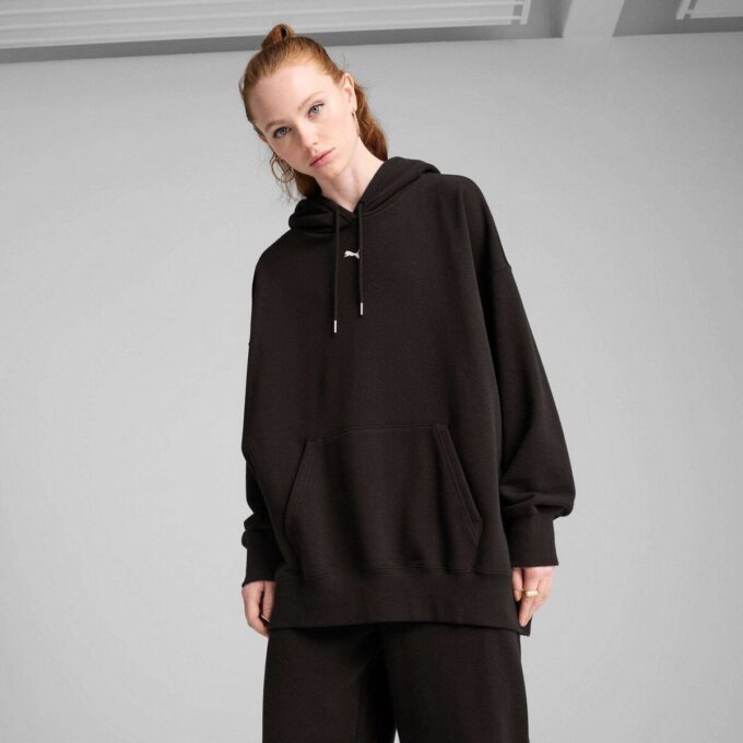 Gardırop Temelleri Kadın Büyük Boy Kapüşonlu Sweatshirt Gardırop Temelleri Kadın Büyük Boy Kapüşonlu Sweatshirt